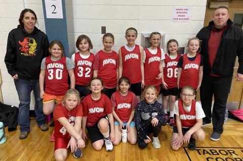 3RD AND 4TH GRADE GIRLS BASKETBALL COMPETE AT BON HOMME YOUTH TOURNEY JANUARY 23RD