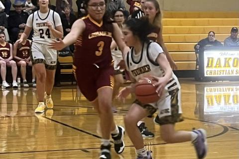 THUNDER GIRLS BATTLE HARD BUT FALL TO WHITE RIVER