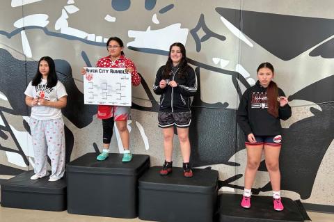 Mary Virginia Ashes placed 4th in her weight bracket.