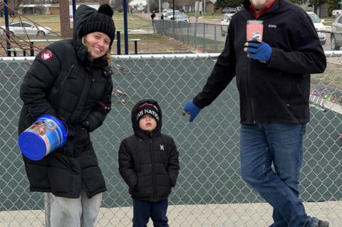 Easter Fun at WCS Playground for Easter Egg Hunt