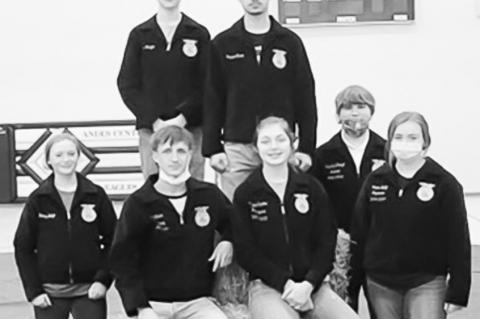 ANDES CENTRAL FFA COMPETES AT THE SD DISTRICT IV CDE