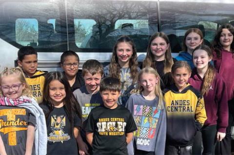 ANDES CENTRAL STUDENTS SHINE AT PRAIRIE READERS COMPETITION
