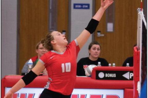 WAGNER SWEEPS BON HOMME IN 3 SETS