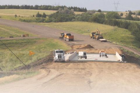 WORK CONTINUES ON THE BRIDGE REPLACEMENT PROJECT