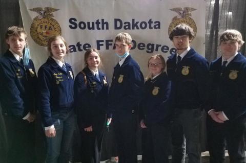 ANDES CENTRAL FFA STUDENTS AT STATE CONVENTION