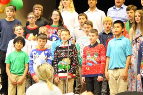 CHOIRS PERFORM FOR COMMUNITY AT CHRISTMAS CONCERT
