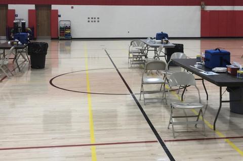 POD COORDINATOR AND WCMH-A PARTNER FOR SCHOOL FLU POD EVENT