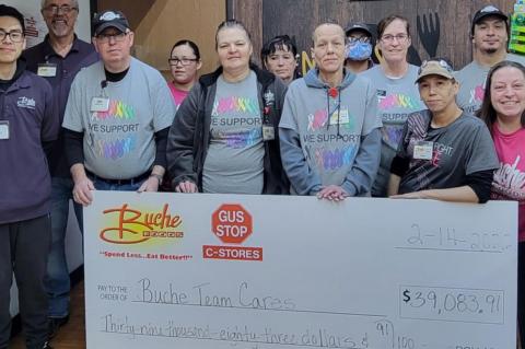 	BUCHE COMPANY HAS BEST COMMUNITY FUNDRAISER EVER