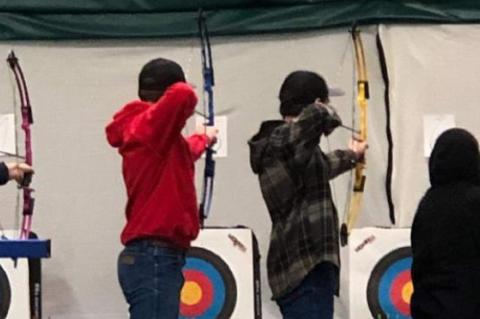 STUDENTS COMPETE IN STATE ARCHERY