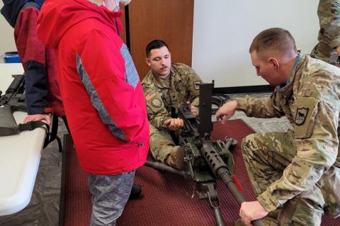 WAGNER CUB SCOUTS TOUR NATIONAL GUARDS