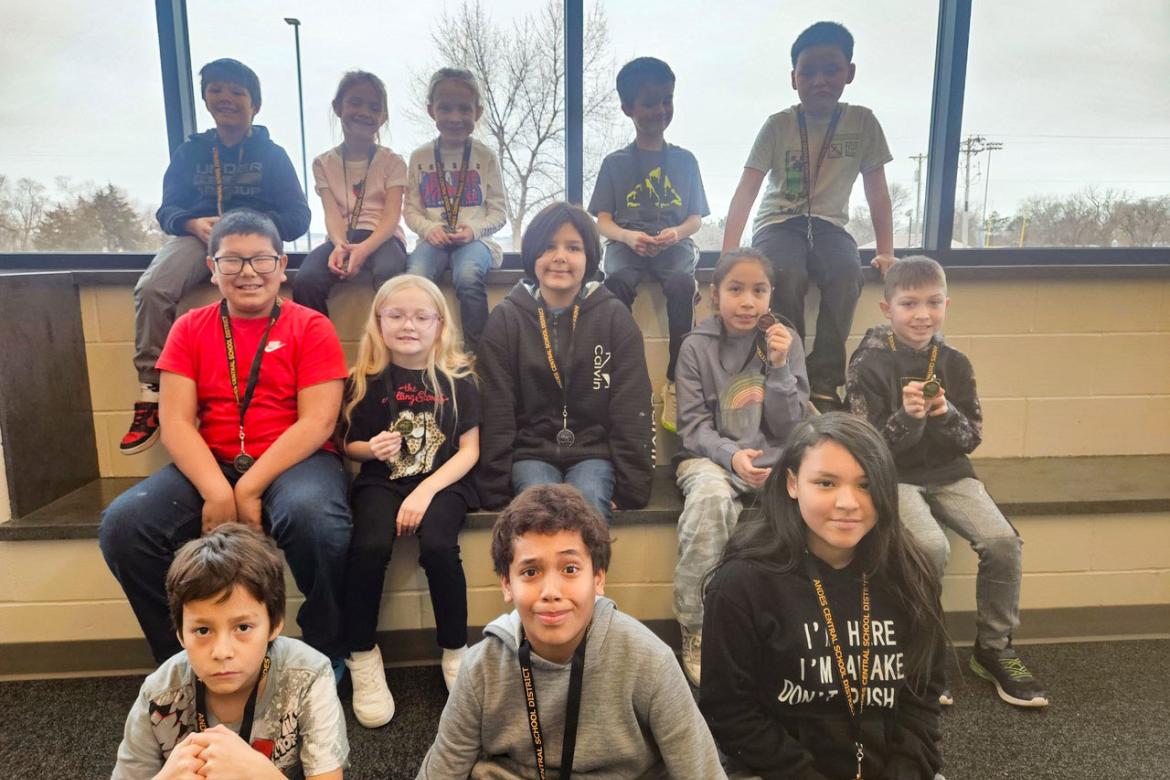 Pictured, back row, from left: Azriel, Teagan, Cheyenne, Dominic, and Adriel; middle row, from left: Waylon, Evyn, Ivy, Heaven, and Memphis; front row, from left: Bradley, Kyvon, and Ariel. Courtesy Photo