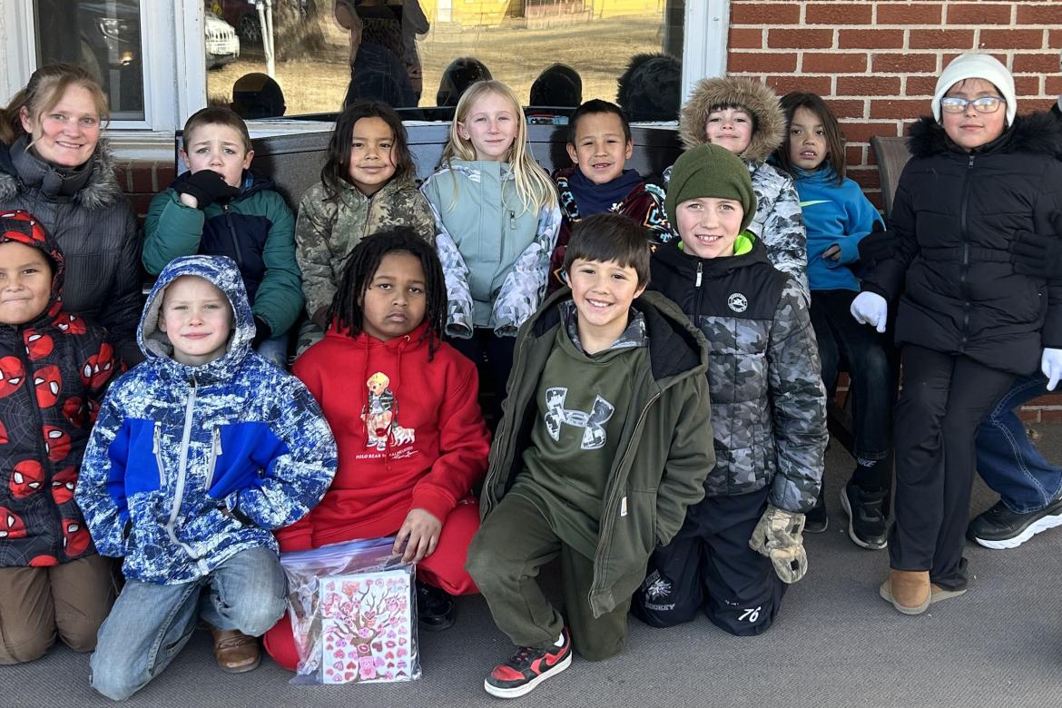 SECOND GRADERS BUILD COMMUNITY CONNECTIONS AT LAKE ANDES NURSING HOME